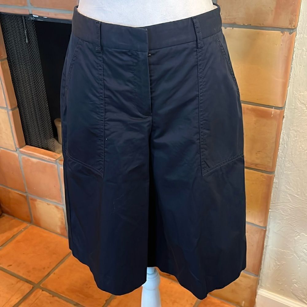 Theory Dark Navy Blue Wide Leg Culotte, 2!